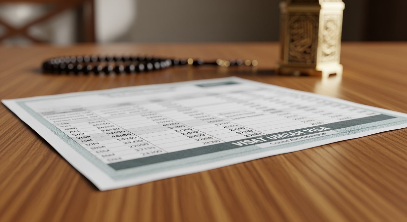 Coût et délais visa Omra